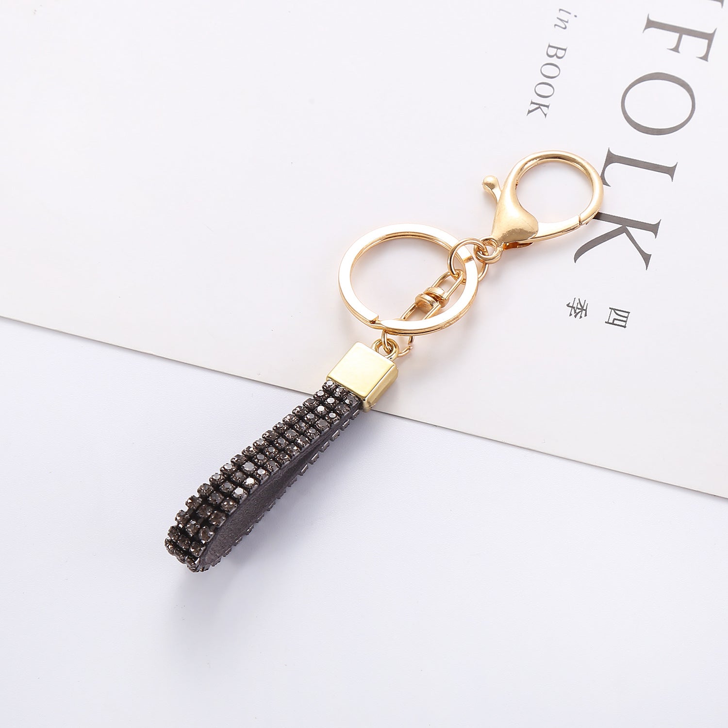 Wholesale Rhinestone Lanyard Diamond Metal Keychains